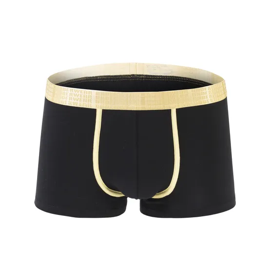 Custom High Quality Polyester Breathable Underwear Sport Men Underwear Elastic Custom Logo Waistband Mens Boxer Brief
