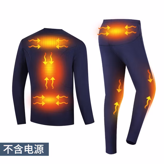 Biancheria intima termica lunga riscaldata strato base OEM Cina 2022 Long Johns personalizzato FCC/CE/Ross tinto in filo S