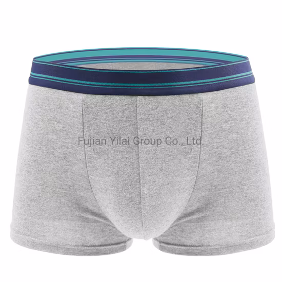 Intimo traspirante personalizzato in poliestere di alta qualità Intimo sportivo da uomo Slip boxer da uomo con logo personalizzato elastico